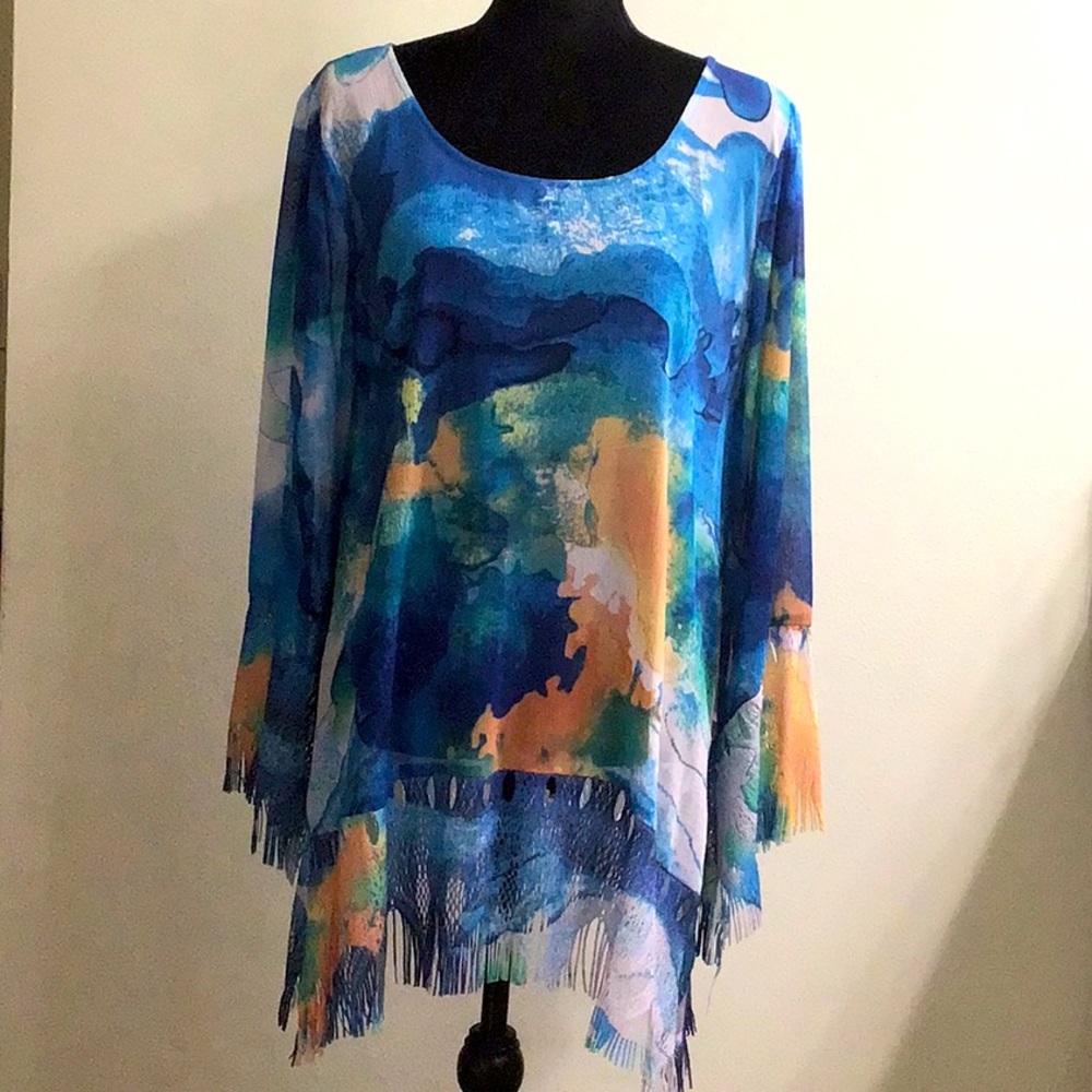 Mushka by Sienna Rose Inc size L blue and orange